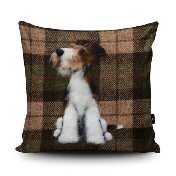 Wire Fox Terrier Floor Cushion/Cushions – The Sofa Throw Company