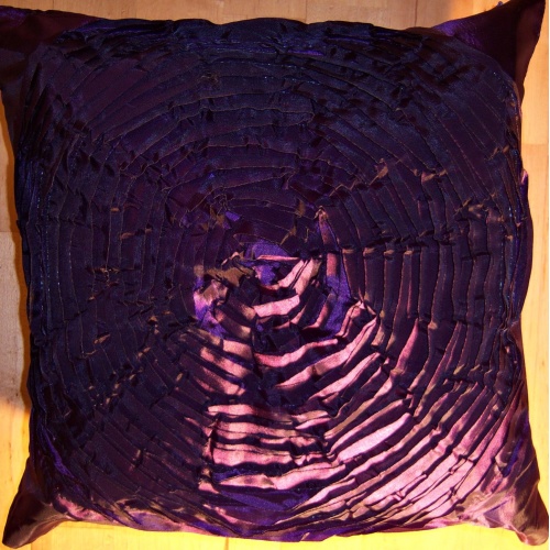 PurpleSwirls Tafffeta Style Cushon 43×43 cms only £9.99  each