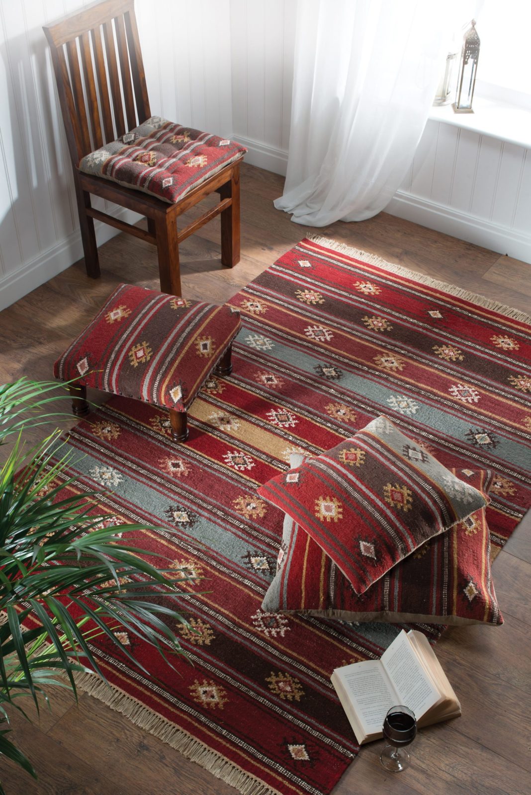 Zanskar Rug and Cushion