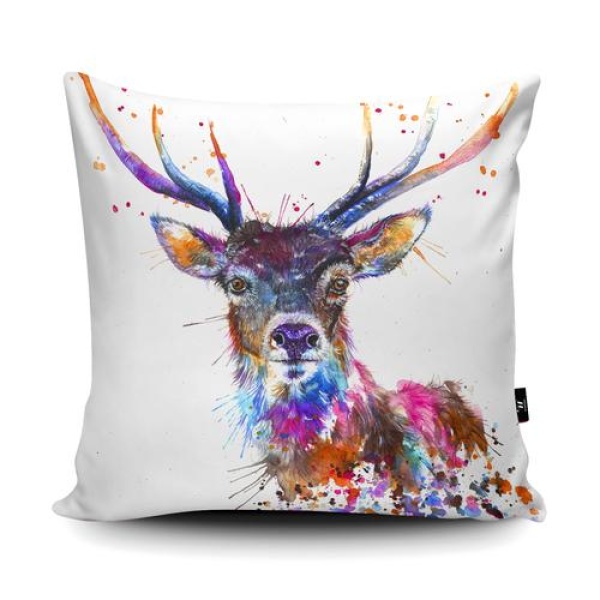 Splatter Rainbow Owls Giant Floor Cushion and Scatter Cushions