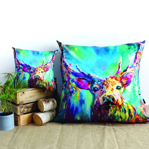 Woodland Stag Giant Floor Cushion and Scatter Cushions