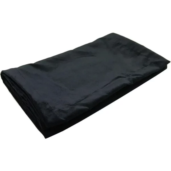 Luxury Matt Black Velvet Throws, Bedspreads, Runners in sizes to suit all sofas, cha and beds - Image 3