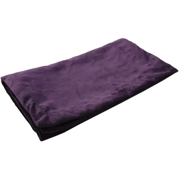 Luxury Matt Aubergine Purple Velvet Throws, Bedspreads, Runners in sizes to suit all sofas, cha and beds - Image 7